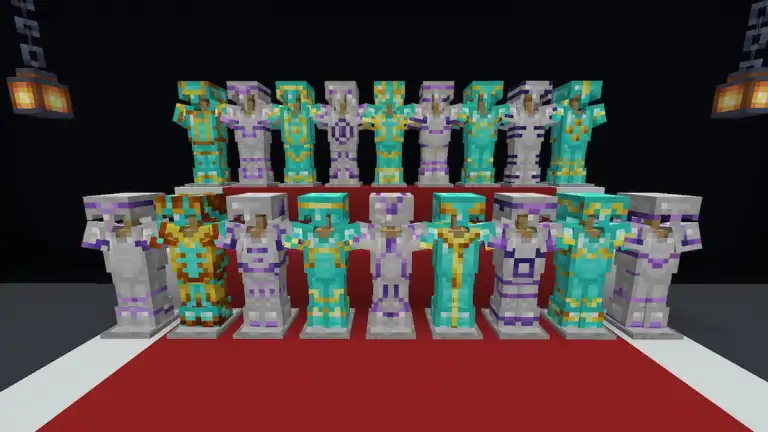 Все места отделения брони в Minecraft