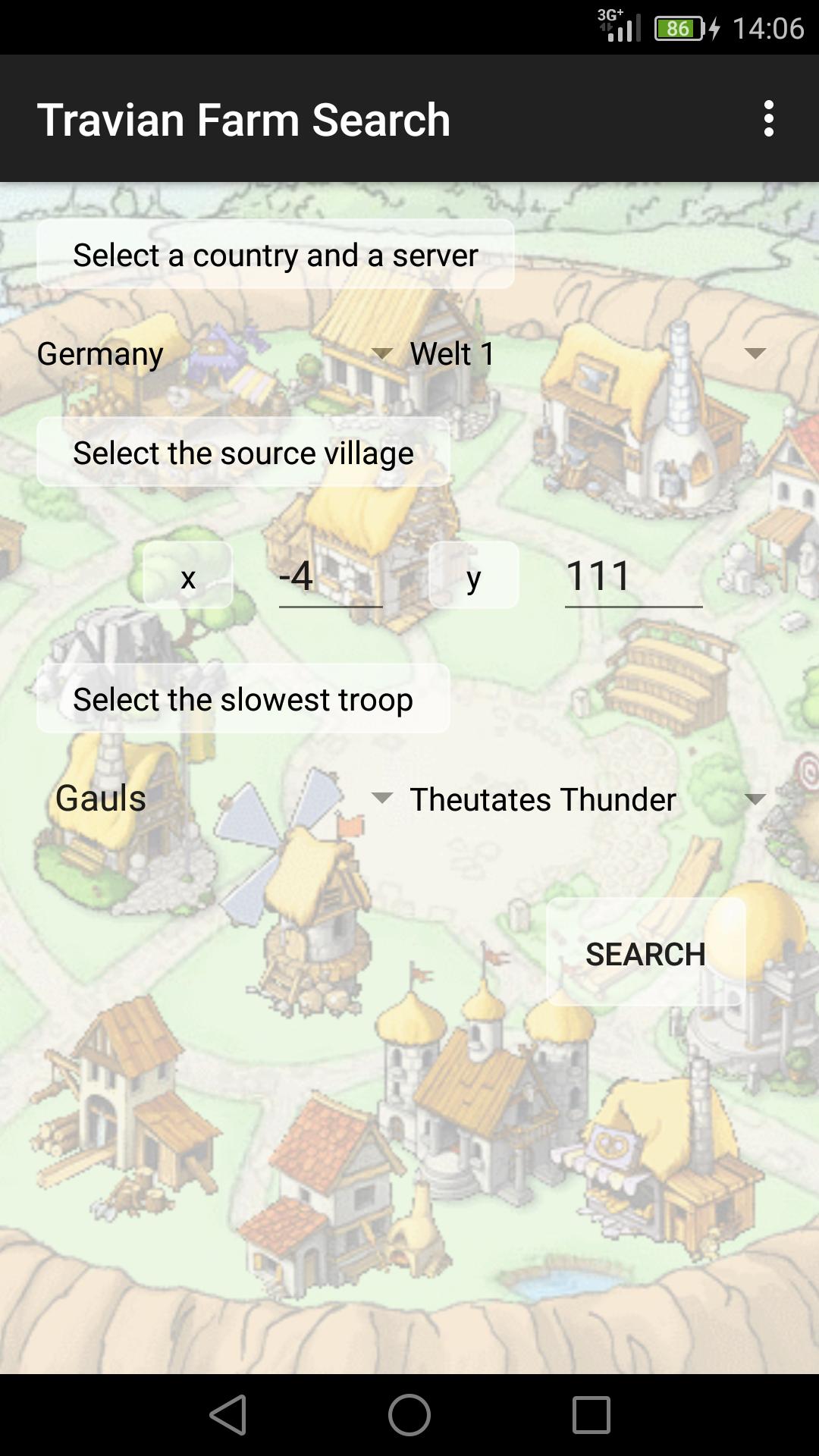 Travian Farm Search