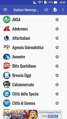 Tutti i Quotidiani Italiani