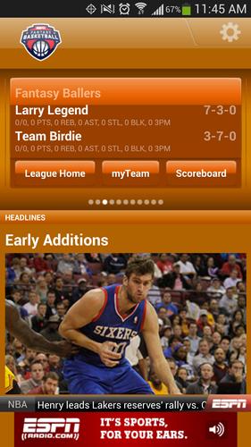 ESPN Fantasy Basketball