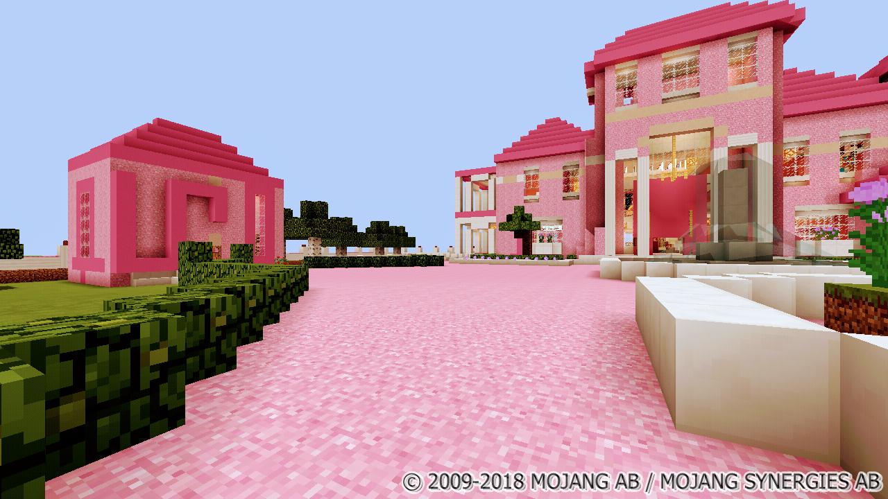 Pink House for Girls. Minecraft Map