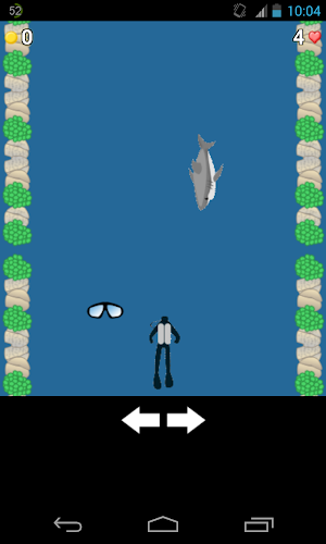 diver shark game